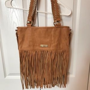 EUC Steve Madden Fringe Tote